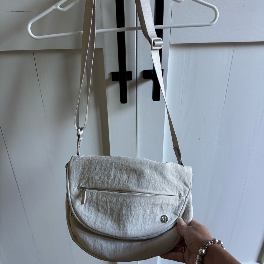 Lululemon Athletica Cream Crossbody Bag